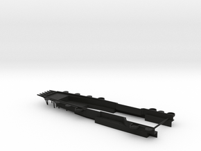 1/600 H Klasse Carrier Hangar Deck Rear in Black Smooth Versatile Plastic