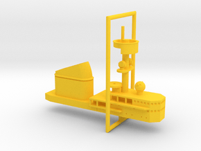 1/600 H Klasse Carrier Island in Yellow Smooth Versatile Plastic