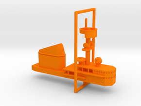 1/600 H Klasse Carrier Island in Orange Smooth Versatile Plastic