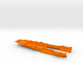 1/700 H Klasse Carrier Hangar Deck Rear in Orange Smooth Versatile Plastic