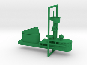 1/700 H Klasse Carrier Island in Green Smooth Versatile Plastic