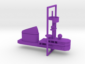 1/700 H Klasse Carrier Island in Purple Smooth Versatile Plastic