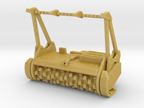 1/32nd Forestry Mulching Head for Skid Steer  in Tan Fine Detail Plastic