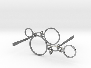 Etta Earrings in Polished Silver (Interlocking Parts)