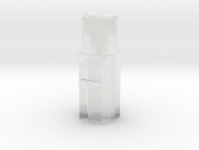 1/64 water cooler jug type in Clear Ultra Fine Detail Plastic