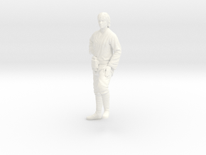 Star Wars - Luke Pose 2 in White Processed Versatile Plastic
