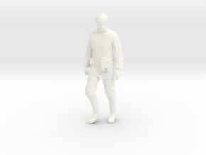 Star Wars - Luke Pose 3 in White Processed Versatile Plastic