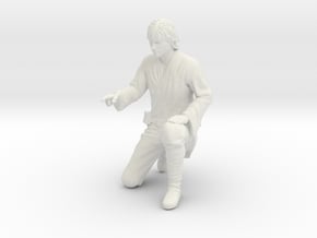 Star Wars - Luke Pose 1 in White Natural Versatile Plastic