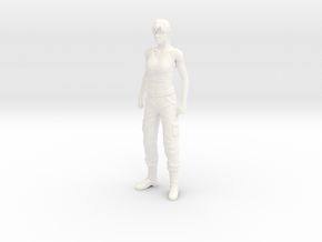 Terminator - Sarah Connor in White Processed Versatile Plastic