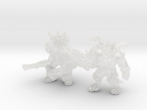 Demonic Prince 6mm Infantry miniature models games in Clear Ultra Fine Detail Plastic