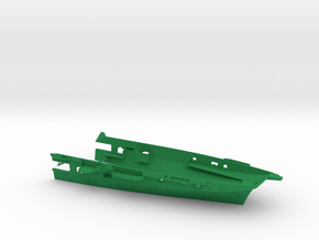 1/400 HMAS Melbourne (1971) Bow Waterline in Green Smooth Versatile Plastic