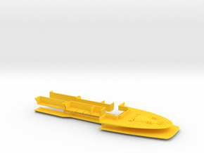 1/400 HMAS Melbourne (1971) Foredeck in Yellow Smooth Versatile Plastic