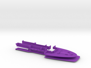 1/400 HMAS Melbourne (1971) Foredeck in Purple Smooth Versatile Plastic