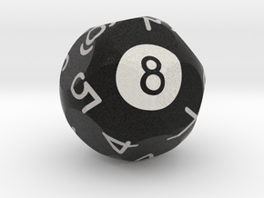d8 Pool Ball Dice (1-8 twice) in Standard High Definition Full Color