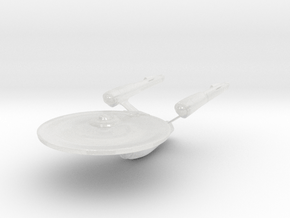 USS Challenger in Clear Ultra Fine Detail Plastic