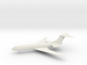 Vickers VC10 in White Natural Versatile Plastic: 6mm
