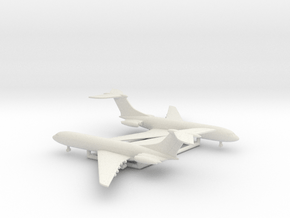 Vickers VC10 in White Natural Versatile Plastic: 1:600