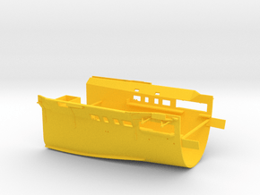 1/350 HMAS Melbourne (1971) Midships Front in Yellow Smooth Versatile Plastic