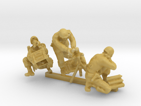 WW2 US MORTAR in Tan Fine Detail Plastic