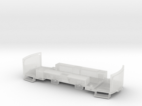 1-87 RTM-RETM floor Paardentram model A-B-C-D-E V2 in Clear Ultra Fine Detail Plastic