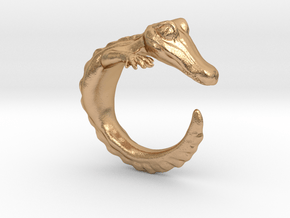 K_ring_CROCODILE in Natural Bronze: 7 / 54