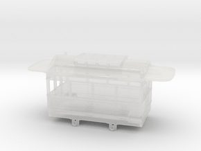 1-87 RTM-RETM 96-100 body Paardentram model D V2-0 in Clear Ultra Fine Detail Plastic