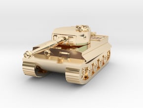 Tank - Tiger - size Small  in 14k Gold Plated Brass