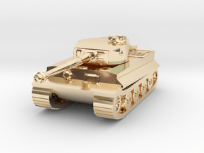 Tank - Tiger - size Small  in 14K Yellow Gold