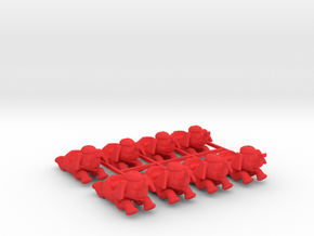 JUMPIN' JUMBOS - Tub (x8) in Red Smooth Versatile Plastic