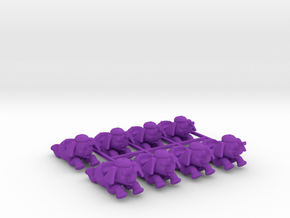 JUMPIN' JUMBOS - Tub (x8) in Purple Smooth Versatile Plastic