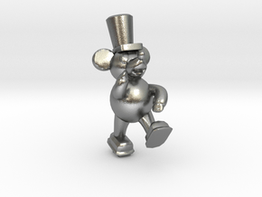 JUMPIN' JUMBOS - Mouse Statue in Natural Silver