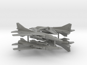 1:400 Scale MiG-27K Flogger (Loaded, Gear Up) in Gray PA12