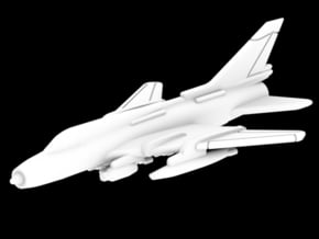 1:400 Scale Su-17M (Loaded, Wings In, Gear Up) in White Natural Versatile Plastic