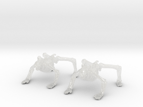 Beast Skeletons 6mm monster Infantry fantasy Epic in Clear Ultra Fine Detail Plastic