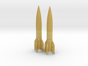 1/160 V2 A4 German rocket in Tan Fine Detail Plastic