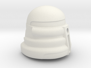 LEGO - Clone Trooper Airborne Helmet in White Natural Versatile Plastic