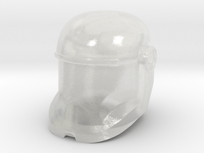 LEGO - Clone Trooper Republic Commando Helmet in Clear Ultra Fine Detail Plastic