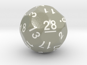 d28 Sphere Dice "Perfect Albert" in Smooth Full Color Nylon 12 (MJF)