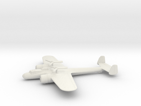 Dornier Do 17P (w/o landing gears) in White Natural Versatile Plastic: 1:87 - HO