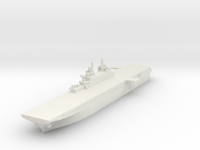 USS Wasp LHD-1 in White Natural Versatile Plastic: 1:3000