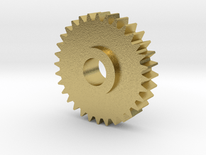 MTH HO Challenger Axle Drive Gear Replacement in Natural Brass