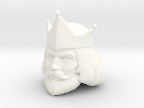 King Randor Head Classics/Origins in White Processed Versatile Plastic