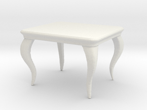Printle Thing Vintage Table Small - 1/24 in White Natural Versatile Plastic