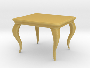 Printle Thing Vintage Table Small - 1/48 in Tan Fine Detail Plastic
