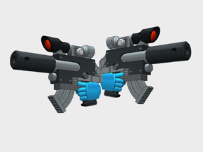 20x Standard M2 Operative Pistols (L&R) in Tan Fine Detail Plastic