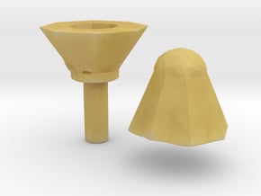 Magical Engine Mk. II - Funnel (Cap) & Dome in Tan Fine Detail Plastic