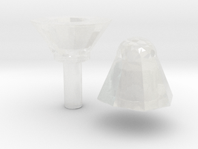 Magical Engine Mk. II - Funnel (Cap) & Dome in Clear Ultra Fine Detail Plastic