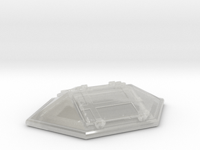 1/100 DKM Graf Spee Stern Skylight in Clear Ultra Fine Detail Plastic