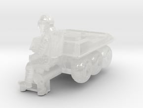SPACE 2999 1/200 MOONBUGGY W DRIVER in Clear Ultra Fine Detail Plastic