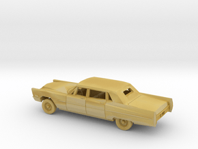 1/160 1967 Cadillac  Brougham Limo Kit in Tan Fine Detail Plastic